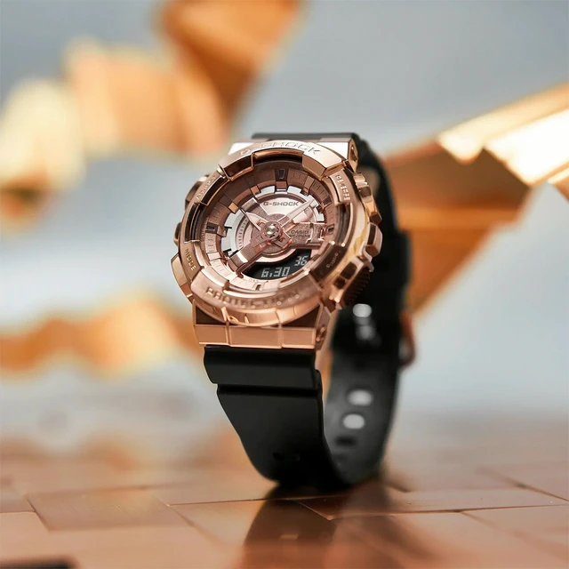 生日快樂❤️］ITZY Lia配戴款【CASIO 卡西歐】 G-SHOCK 金屬色雙顯
