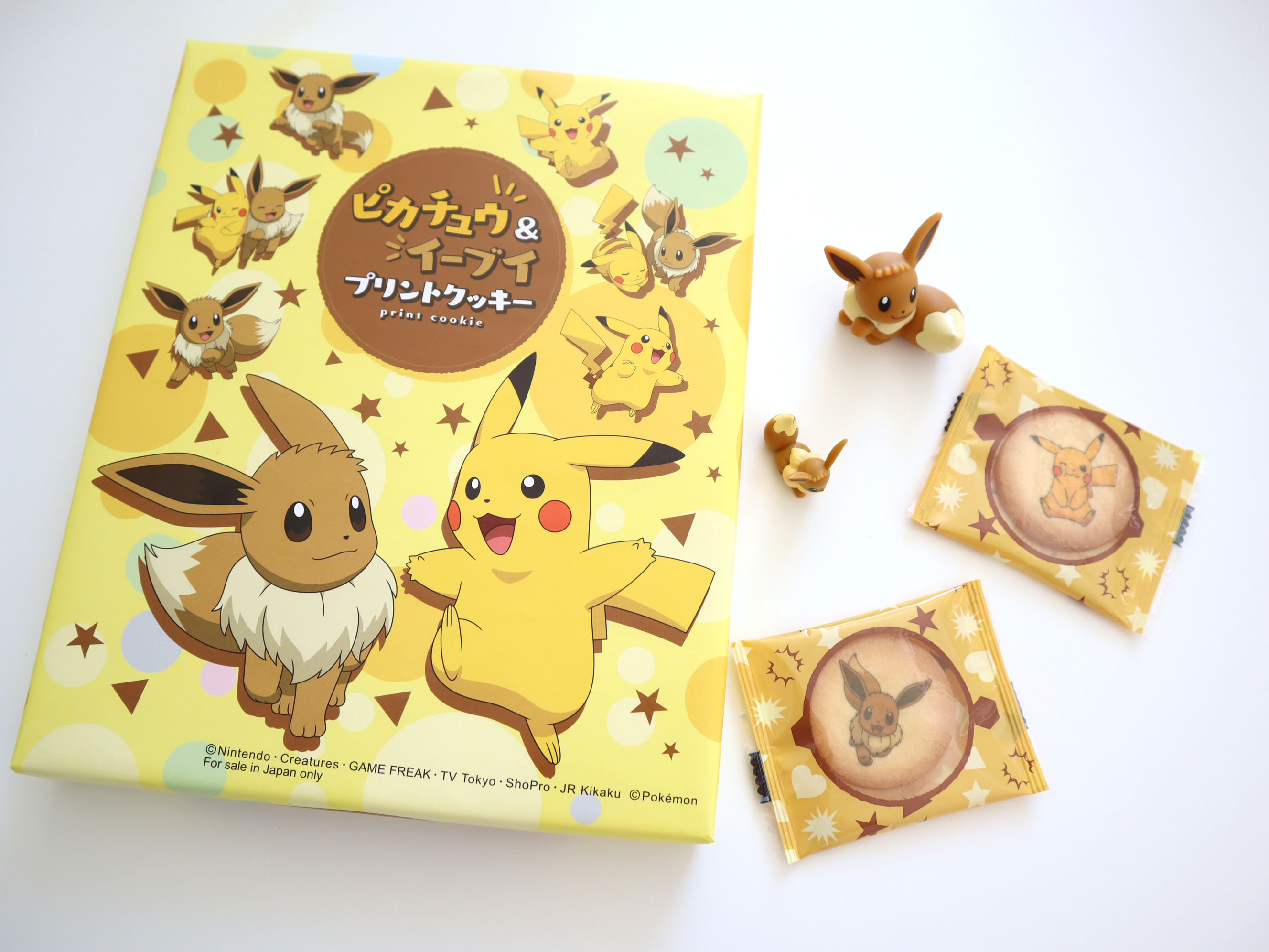 長登屋 皮卡丘 伊布 印花餅乾
