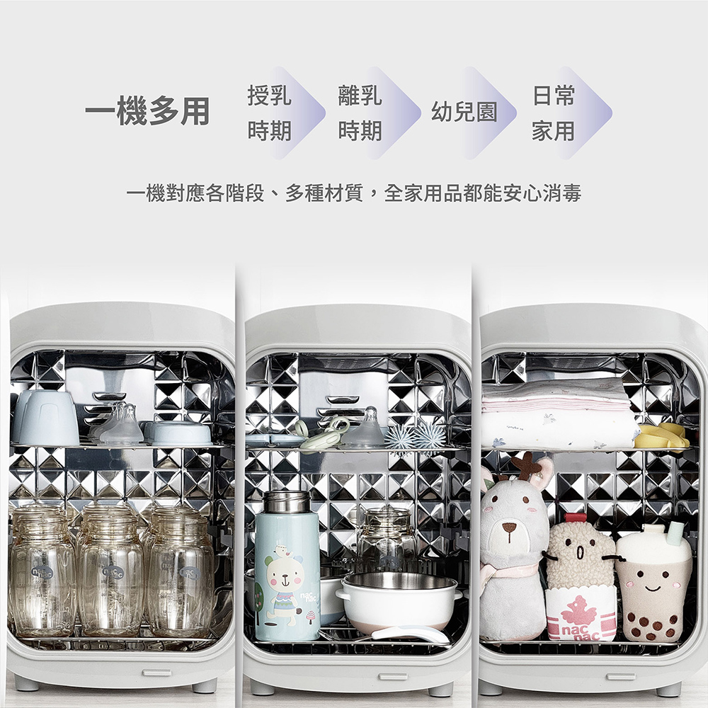 高效紫外線殺菌結合溫和烘乾 打造純淨安心的育兒生活