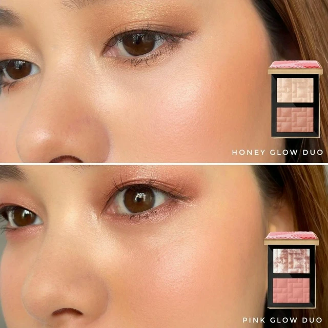 五花肉打亮1+1|金緻美肌粉雙色頰彩盤#Pink Glow(贈 黑色經典束口袋+金緻美肌粉 #暮光 Afternoon Glow) | LINE 禮物