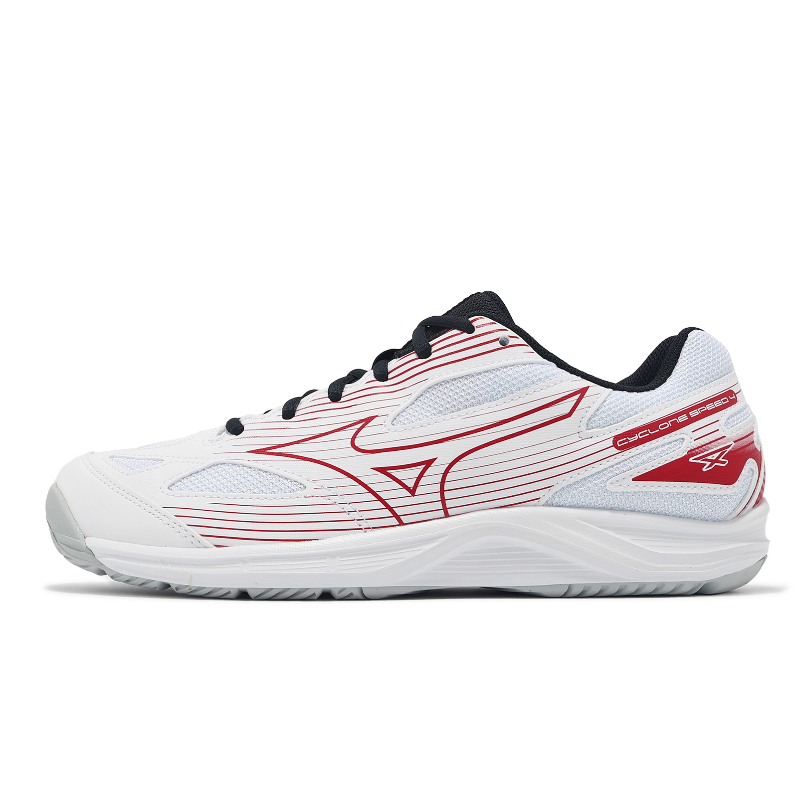 ACS] Mizuno 排球鞋Cyclone Speed 4 男鞋女鞋白紅輕量入門款室內