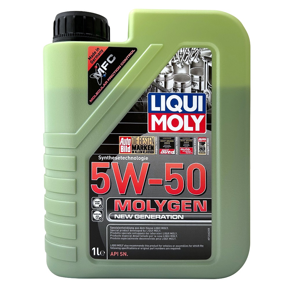 LIQUI MOLY MOLYGEN NEW GENERATION 5W50 全合成機油 | LINE購物商城