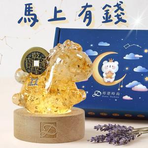 5種水晶 X 12種星座收禮人自選！【彤恩時尚】🐎馬上有錢💡水晶馬燈座組㊗️巨蟹座 / 獅子座生日快樂  |  生日禮物 七夕情人節禮物 父親節禮物『LINE禮物獨家 / 快速出貨』