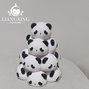 【亮星香氛美學館】《純手工》饅頭熊貓-香氛擴香石 thumbnail