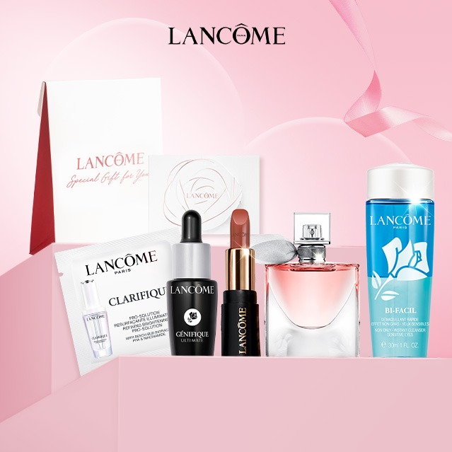 給親愛的你❣️【Lancome】完顏美肌送禮組✨加贈眼唇卸30ml+訂製卡片｜快速出貨 送女生 生日禮物 情人節