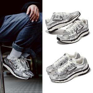 [ACS] Nike 休閒鞋 P-6000 男鞋 女鞋 液態銀 復古 銀 黑 情侶鞋 Metallic Silver CN0149-001