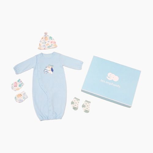 兩穿妙妙裝 全棉親膚舒適 台灣製造彌月禮盒